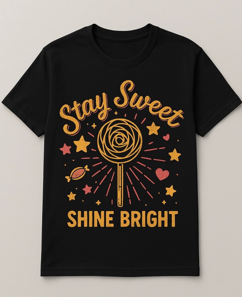 Stay Sweet キャンディTシャツ
