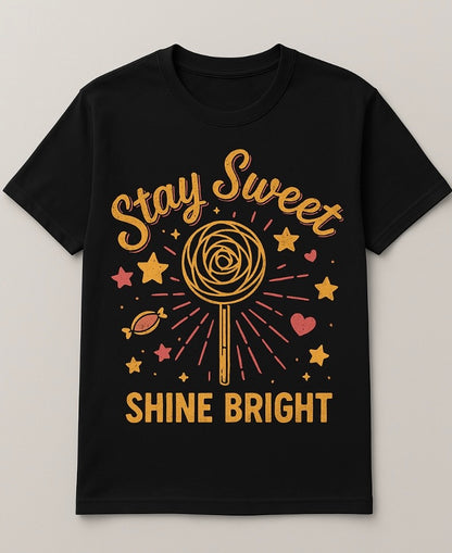 Stay Sweet キャンディTシャツ